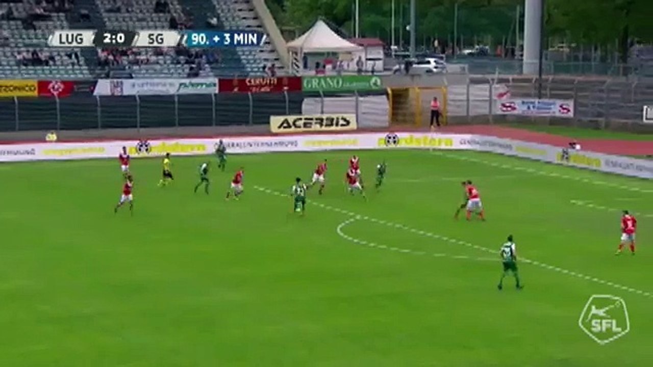 Lugano 2:1 Sankt Gallen (Switzerland. Super League. 29 April 2018)