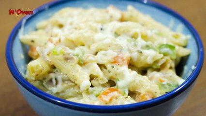 Pasta in White Sauce _ White Sauce Pasta _ Indian Style White Sauce Pasta Recipe