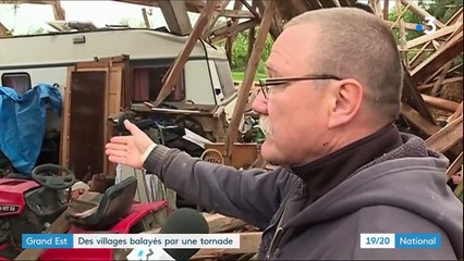 Grand Est : des villages balayés par une tornade