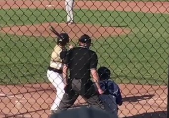 Missouri High-School Pitcher Makes Amazing Backhanded Catch
