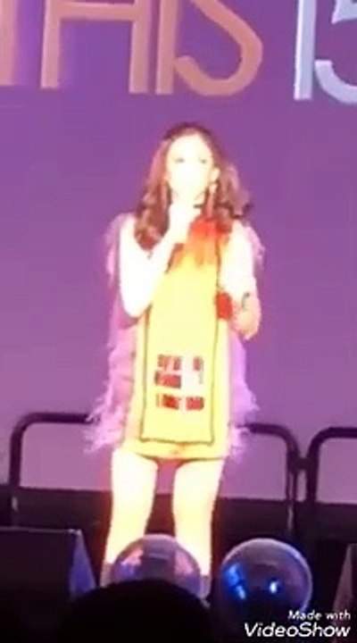 Sarah Geronimo very emotional at her Las Vegas concert :(