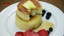 FLUFFY JAPANESE PANCAKE RECIPE l EGG-LESS & WITHOUT OVEN