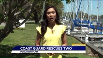 Coast Guard Rescues Father and Daughter Aboard Sinking Tugboat