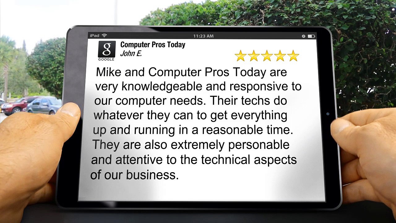 Computer Repair Review,  Fredericksburg VA, Computer Pros Today, Network Administration in VA