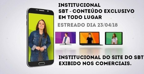 Institucional - Programação do SBT disponível de graça na Internet | SBT 2018