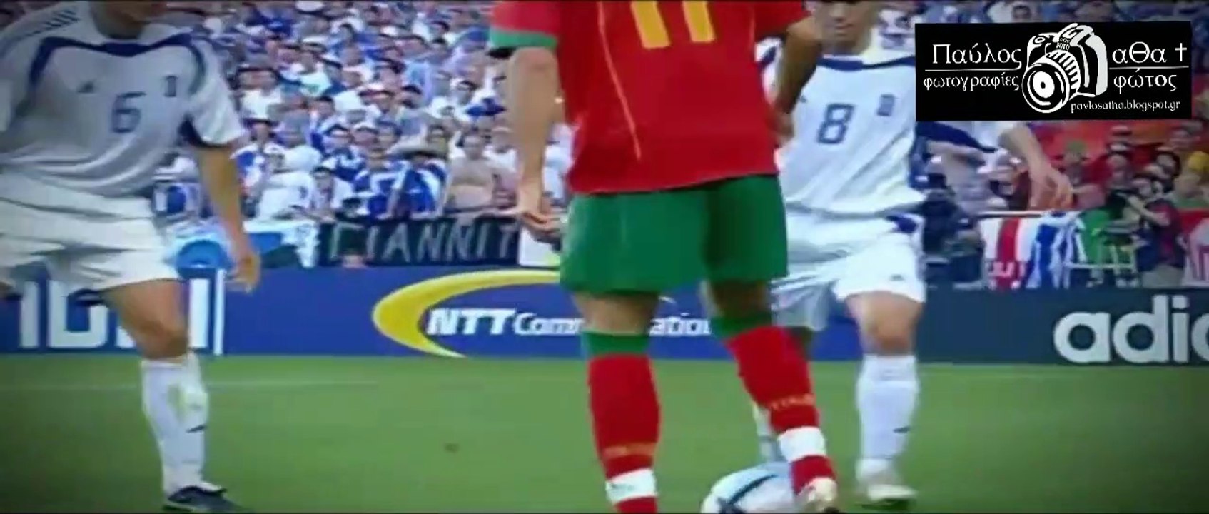 cristiano ronaldo - Greece vs Portugal euro 2004 Hellas