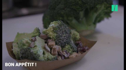 Vous allez changer d'avis sur le brocoli avec cette salade au bacon et cranberries