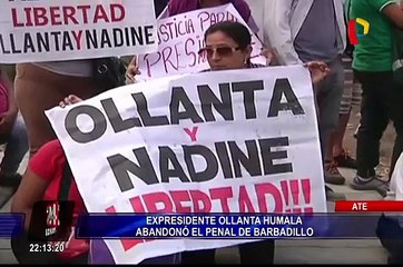 Expresidente Ollanta Humala abandonó el penal de Barbadillo