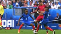 جنون عصام الشوالي على مباراة نهائي اليورو  فرنسا - البرتغال  فرحة رونالدو بهدف قااتل
