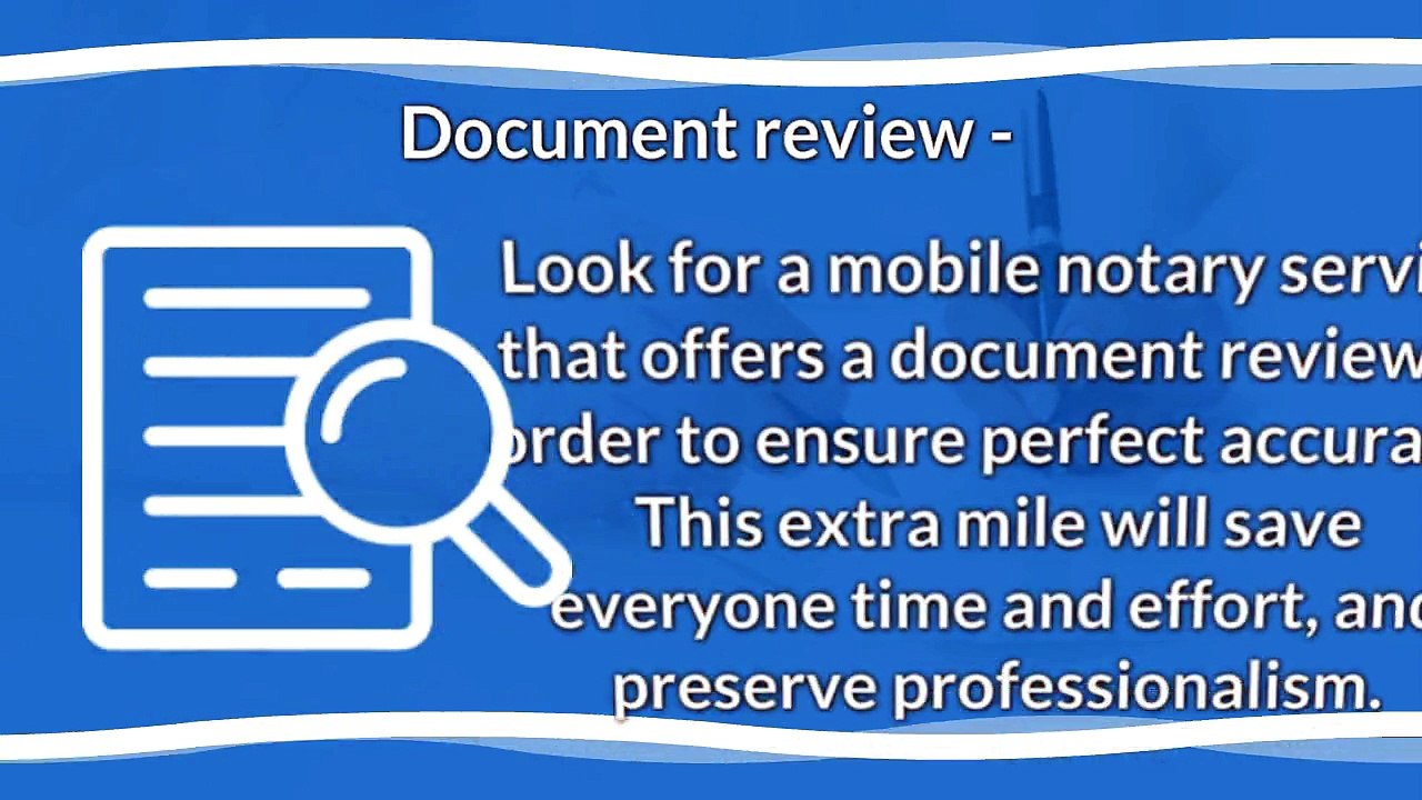 How to Find the Most Professional Mobile Notaries