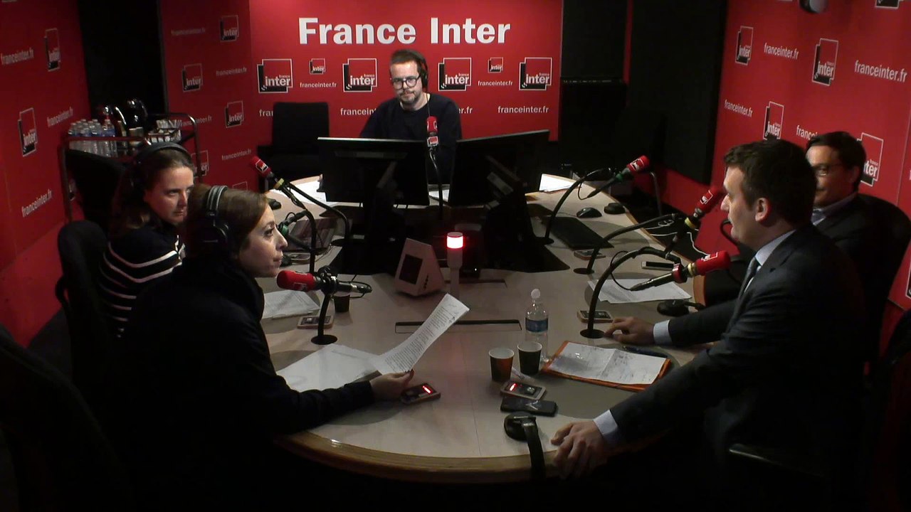 Florian Philippot au micro de Léa Salamé