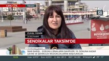 Sendikalar Taksim'de