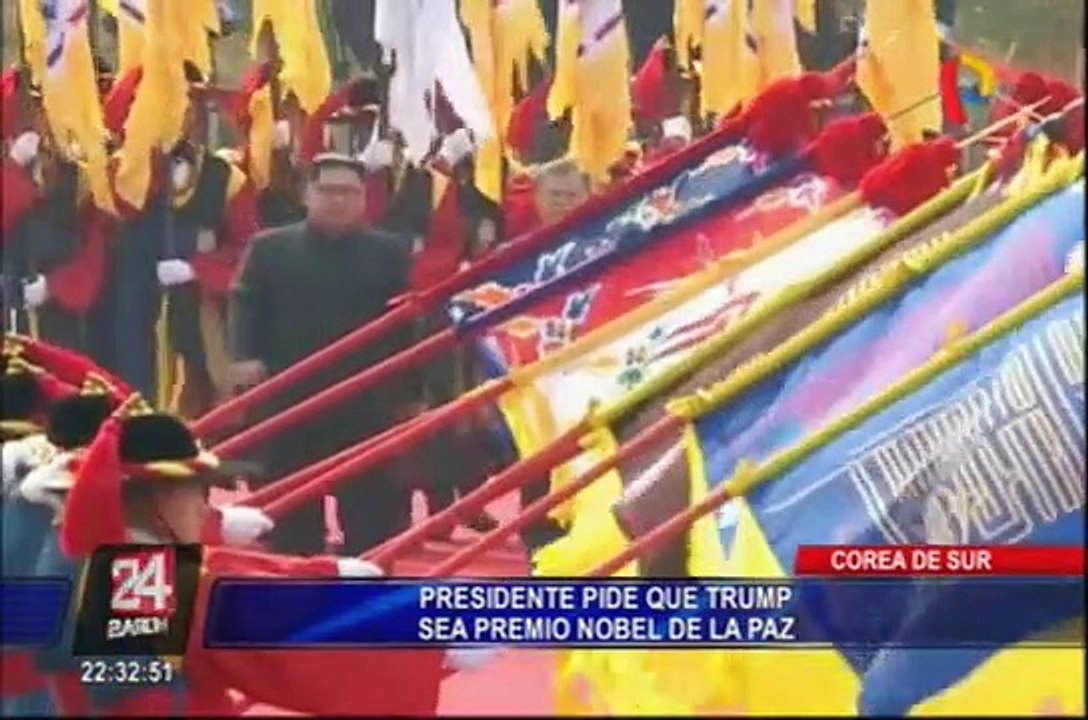 Presidente de Corea del Sur pide Nobel de la Paz para Donald Trump