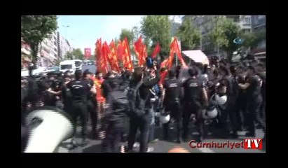 Beşiktaş'ta polis, gruba ikinci kez müdahale etti