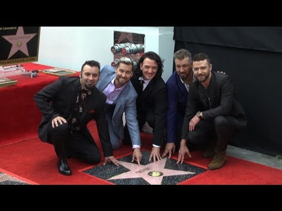 NSync honored with star on Hollywood's Walk of Fame