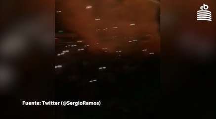 Sergio Ramos narra desde el bus del Real Madrid el recibimiento de los fans en el Santiago Bernabéu