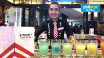 World Bartender Champion Jholan Penafiel shows her bartending skills