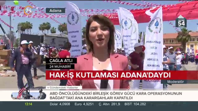 #1Mayıs, Adana'da coşkuyla, halaylarla, davul-zurna ile kutlandı