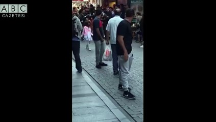 Taksim'e yürümek isteyenlere müdahale!