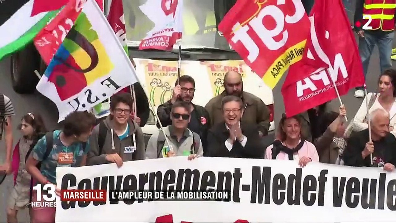 Marseille : défilé pour le 1er-Mai