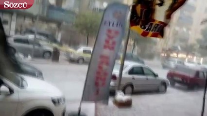 Malatya'da dolu felaketi