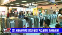 #PTVNEWS: DOTr, naghandog ng libreng sakay para sa mga manggagawa