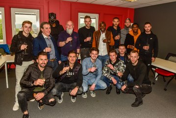 Les champions de Fosses reçus chez Sudpresse