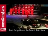 Ford Forty-Nine at the Detroit Auto Show 2001