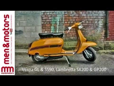 Classic Scooters: Vespa GL & SS90, Lambretta SX200 & GP200