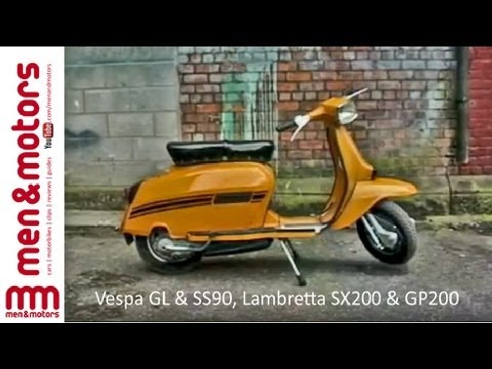 Classic Scooters: Vespa GL & SS90, Lambretta SX200 & GP200