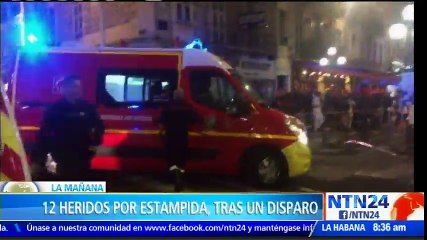Pánico en Niza por un disparo que produjo una estampida que dejó 12 heridos