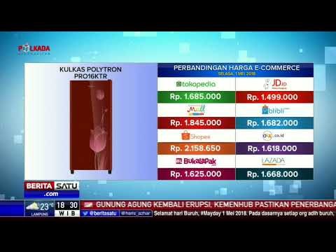 Perbandingan Harga E-Commerce: Kulkas Polytron PRO16KTR