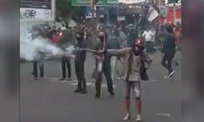 Peringatan Hari Buruh di Jogja, Mahasiswa Ricuh