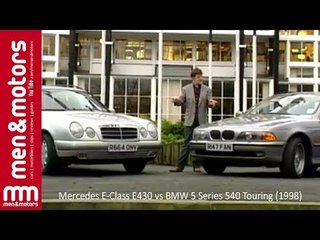 Mercedes E-Class E430 vs BMW 5 Series 540 Touring (1998)