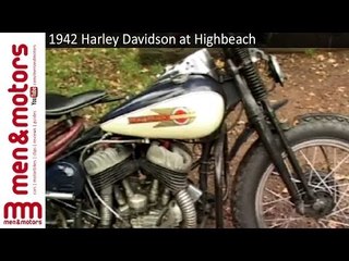 1942 Harley Davidson at Highbeach