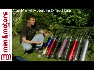 After Market Motorbike Exhaust Cans