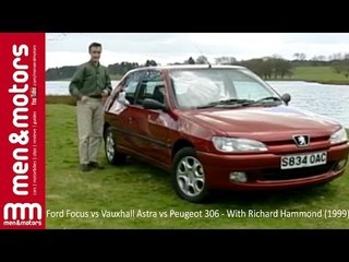 Ford Focus vs Vauxhall Astra vs Peugeot 306 - With Richard Hammond (1999)