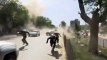As imagens do repórter que escapou ao ataque em Cabul