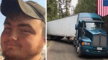 Trucker hauling chips gets lost in woods, doesn't eat any of them