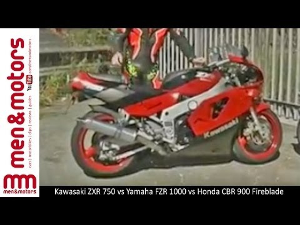 Second-Hand Motorcycle Comparison: Kawasaki ZXR 750 vs Yamaha FZR 1000 vs Honda CBR 900 Fireblade