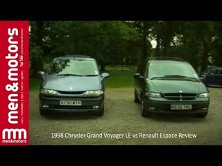 1998 Chrysler Grand Voyager LE vs Renault Espace Review