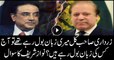 If Zardari was speaking my language yesterday, whose language is he speaking today? asks Nawaz Sharif