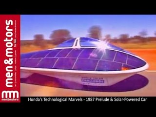 Honda's Technological Marvels - 1987 Prelude & Solar-Powered Car