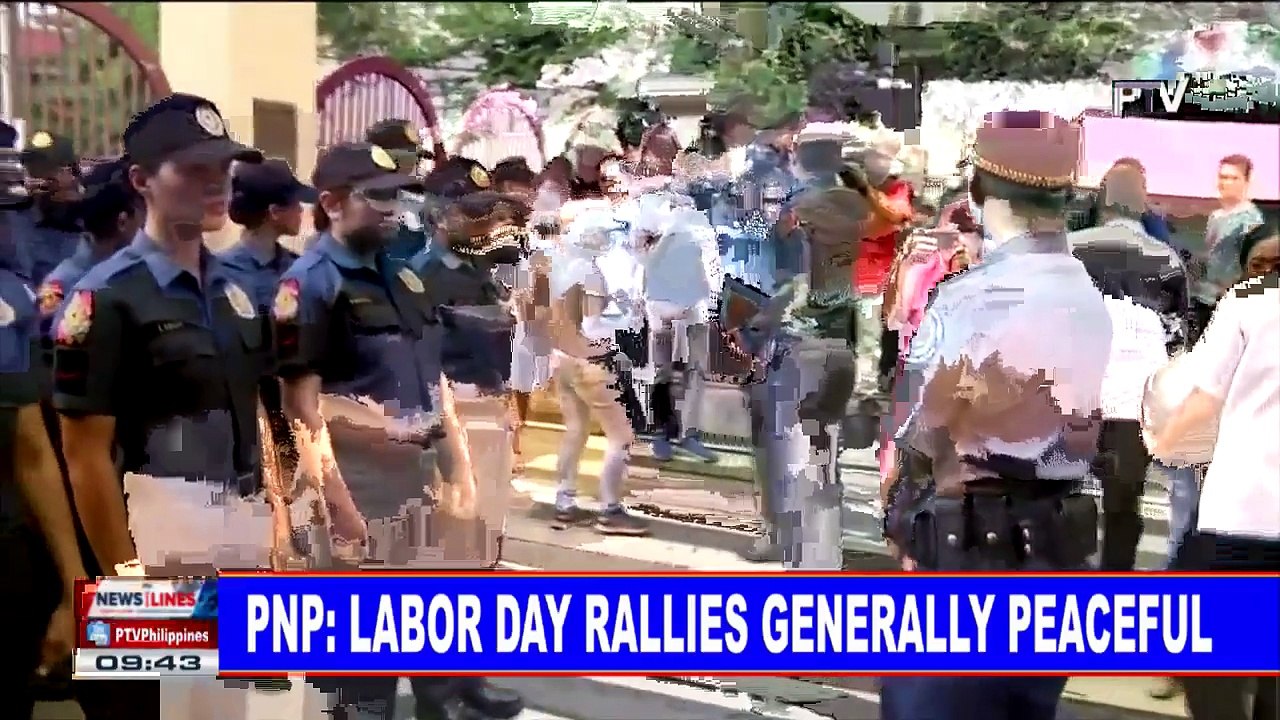 NEWS | PNP: Labor Day rallies generally peaceful - video Dailymotion