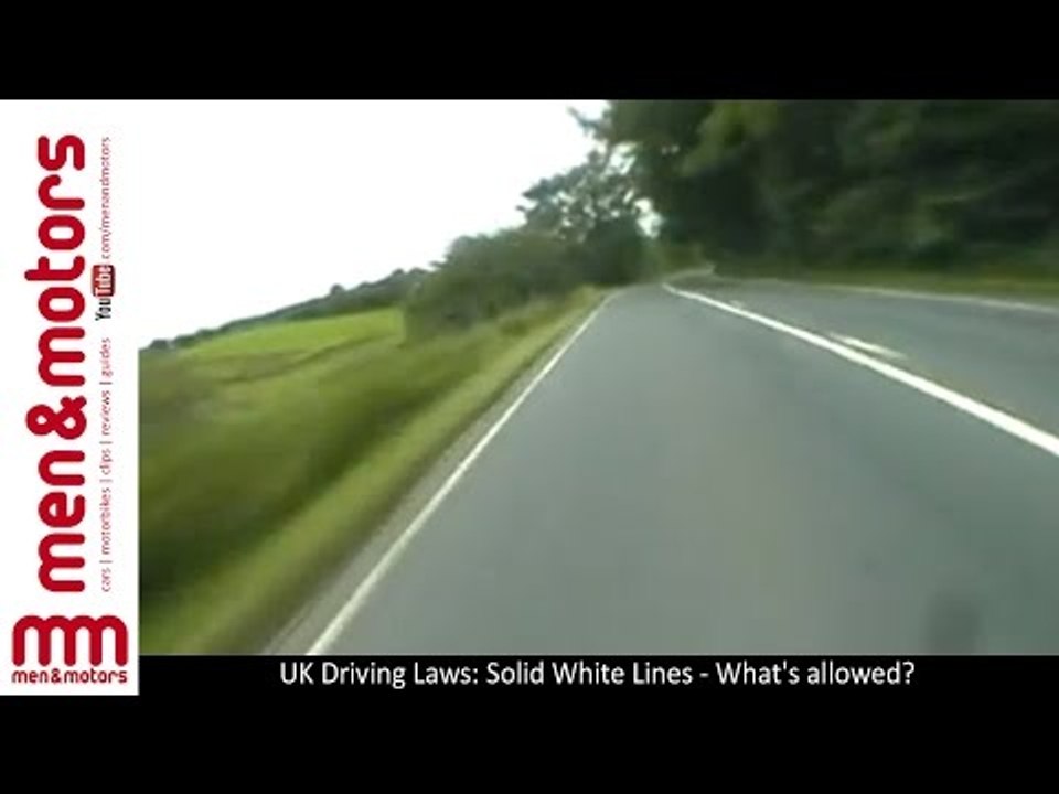 UK Driving Laws: Solid White Lines - What's Allowed?