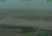 Aerial Footage Shows Interstate Pile-Up During Dust Storm in Nebraska