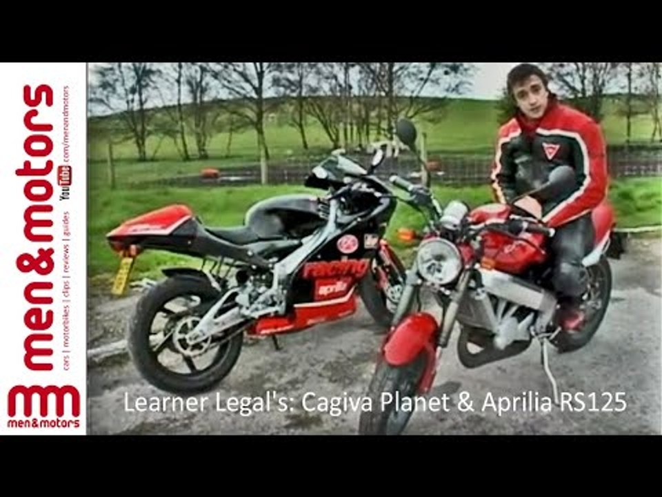 Learner Legal's: Cagiva Planet & Aprilia RS125 Review