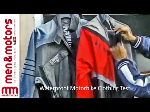 Waterproof Motorbike Clothing Test