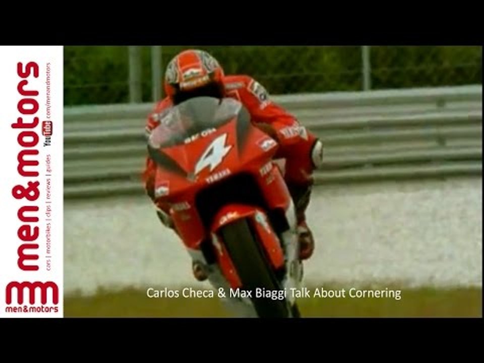 Carlos Checa & Max Biaggi Talk About Cornering