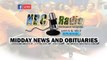 Midday News and Obituaries for Monday April 30th 2018 with Lesley Debique